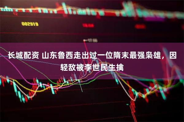长城配资 山东鲁西走出过一位隋末最强枭雄，因轻敌被李世民生擒